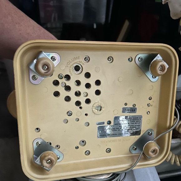 Vintage Radio Shack French Continental Rotary Phone Model 43-320A not tested - Picture 4 of 6